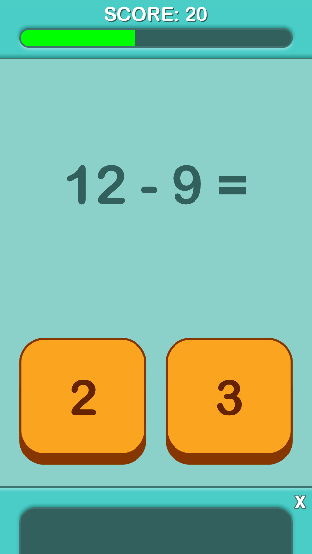 Add Up Fast - Subtraction Math screenshot 5