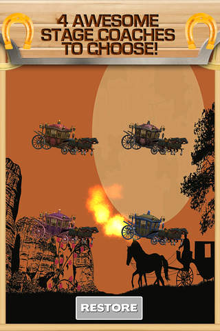 3D Western Stagecoach Wagon Racing Game With Cowbo - náhled