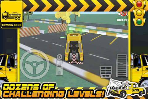 3D Tow Truck Parking Challenge Game FREE - náhled