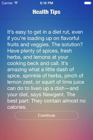 Free Health Tips - náhled