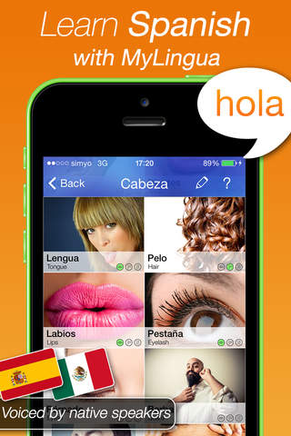 MyLingua Spanish – Study & Learn Vocabulary - náhled