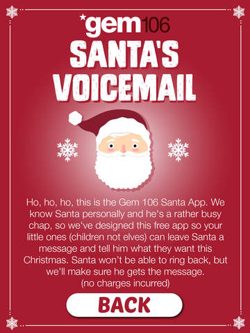 Gem106 - Santa's Voicemail screenshot 7