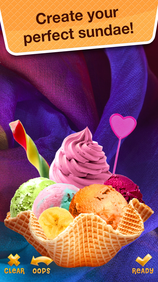 Sundae for Messenger - Make Yummy Desserts with Ice Cream Maker Game screenshot 1