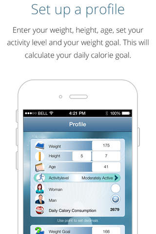 Calorie Counter Free - lose weight, gain fitness,  - náhled