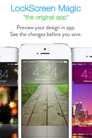LockScreen Magic for iOS8 : Custom Themes, Backgro - náhled