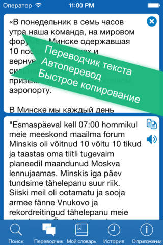 Русско <> Эстонский Офлайн Словарь + Онлайн Перево - náhled