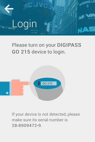 DIGIPASS GO215 Demo - náhled