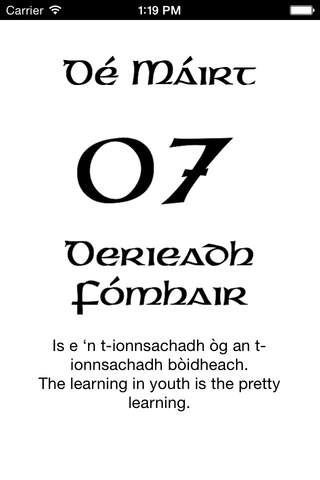 An Irish Calendar (Féilire) - náhled