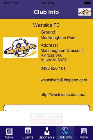 Westside Football Club - náhled