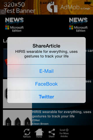 News Scavenger - Microsoft Edition - náhled