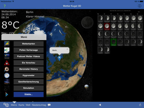 Weather Globe Pro 3D screenshot 8