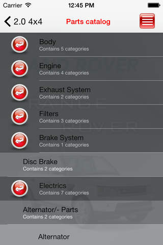 Запчасти Land Rover Range - náhled