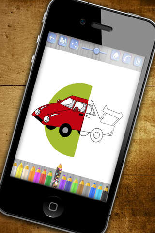 Pintar coches mágico - libro para colorear autos y - náhled