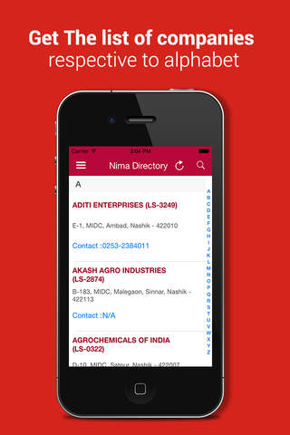 Nima Directory - náhled