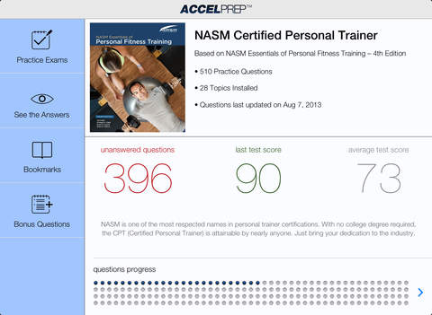 NASM CPT Test Questions & Answers screenshot 6