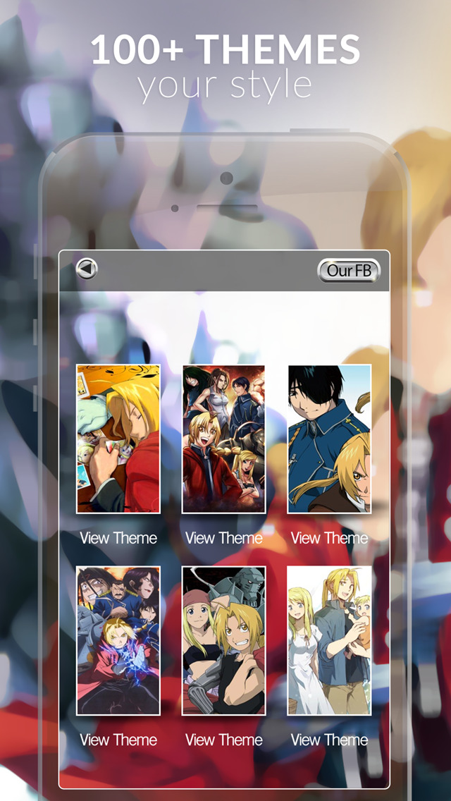 Manga & Anime Gallery : HD Retina Wallpaper Themes and Backgrounds in Fullmetal Alchemist Style screenshot 2