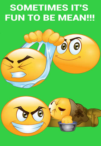 Mean Emoticons Keyboard by Emoji World - náhled