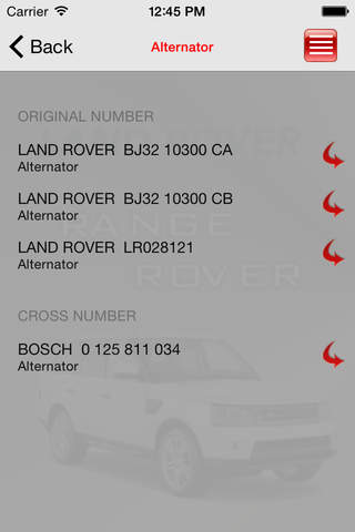Запчасти Land Rover Range - náhled