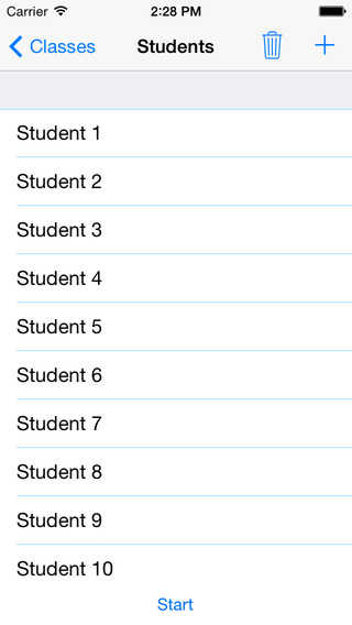 iLEAP Pick A Student Screenshot