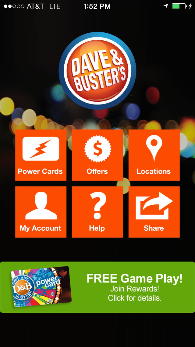 Dave & Buster's Charger by Apriva