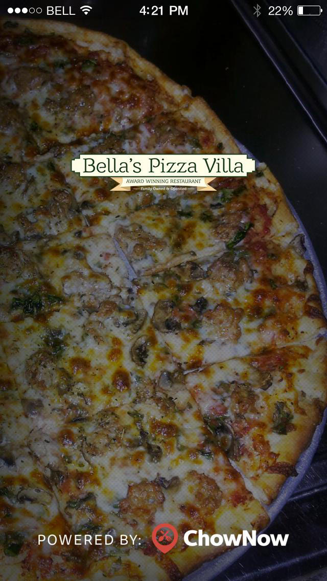 Bella's Pizza Villa screenshot 1