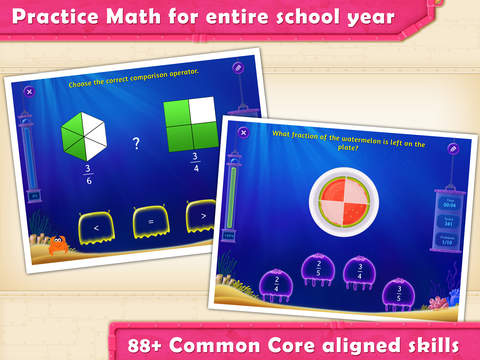 Splash Math - Comprehensive 3rd grade math workbook Review | 148Apps