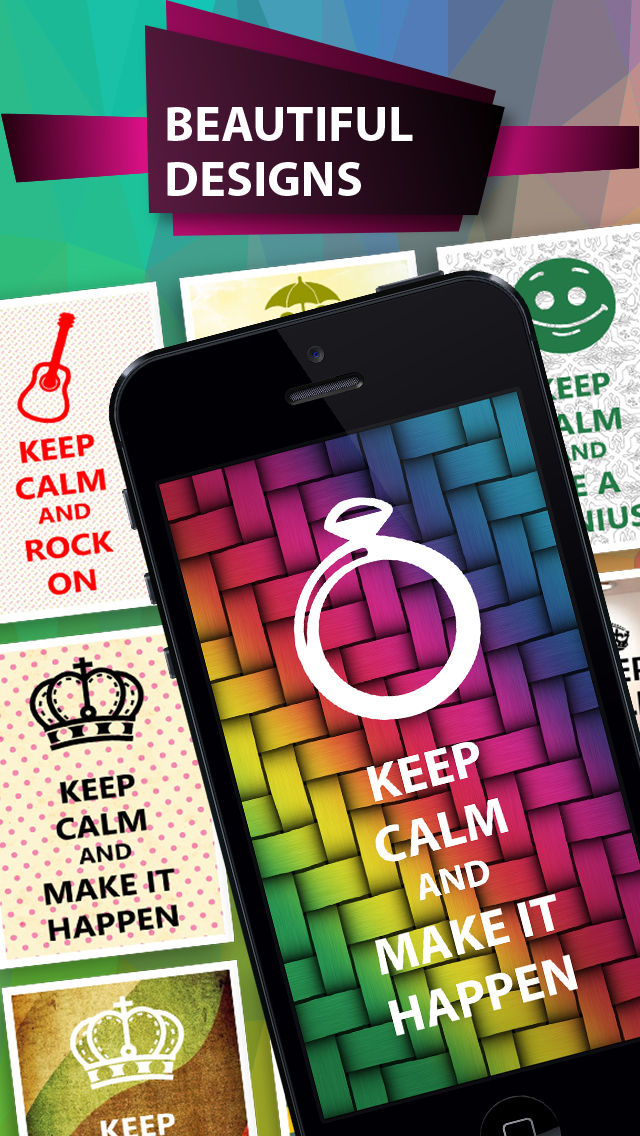 Insta Keep Calm Wallpaper Maker! Create Your Own Keep Calm Posters & HD  Backgrounds | Apps | 148Apps