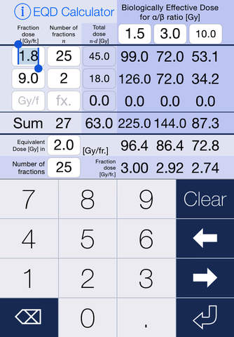EQD Calculator - náhled
