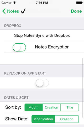 Note-taking NoteCrab - Notes Sync with Dropbox, At - náhled