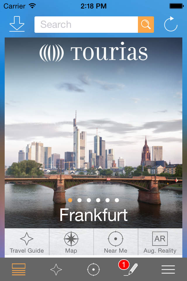 frankfurt travel guide - tourias travel guide (free offline maps