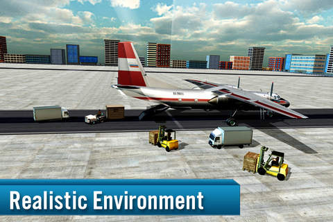 Airplane Cargo Truck Sim 3D - náhled