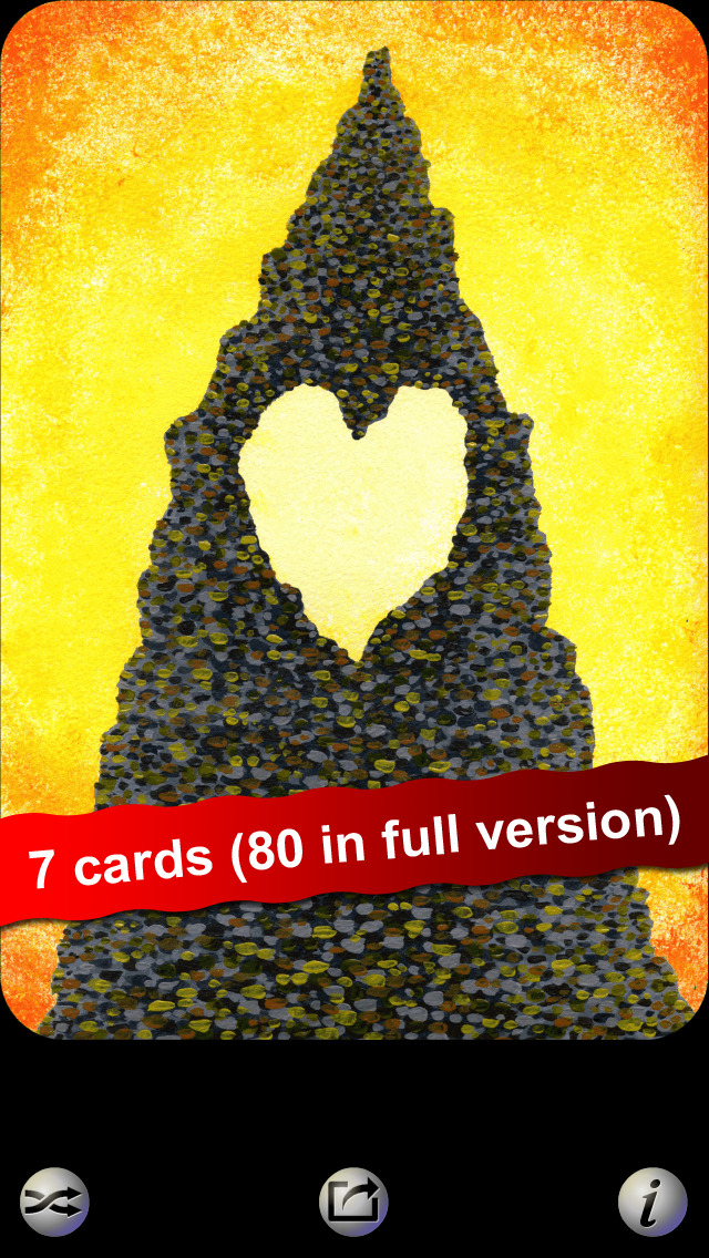 Angel Love Hearts LITE Oracle Cards - Seraphina Elvenstone screenshot 1