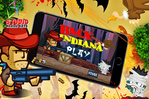 BMX Indiana Mummy Game - náhled