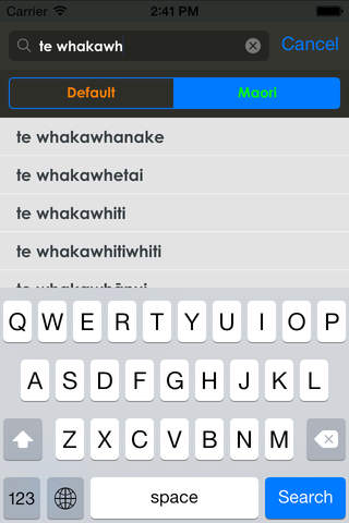 Maori Dictionary - náhled