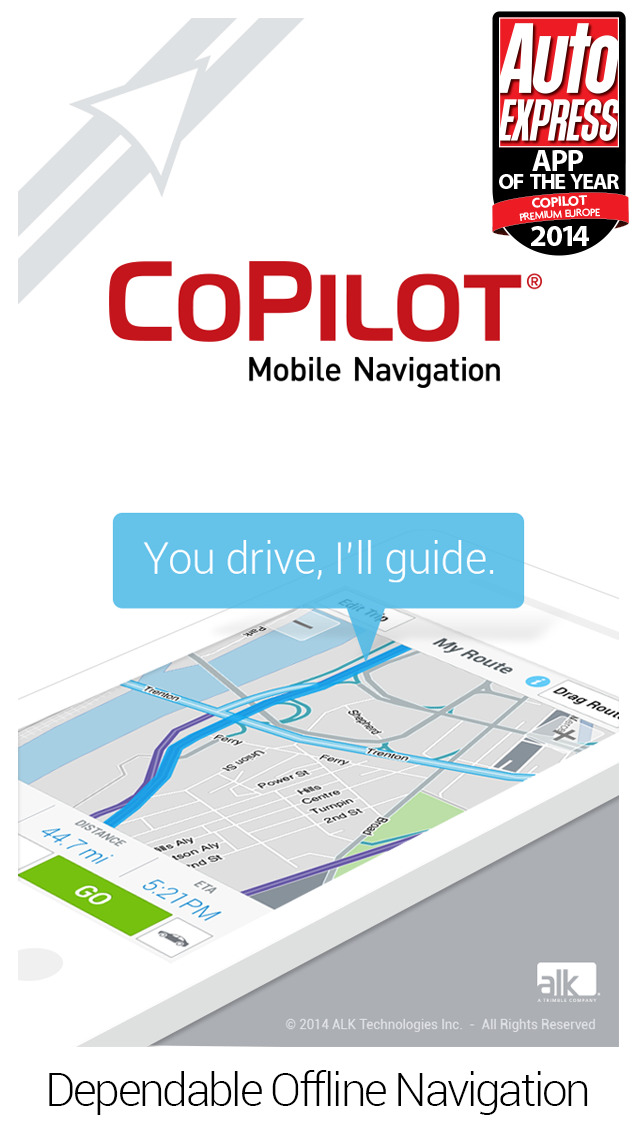 CoPilot Europe - Offline Sat-Nav, Traffic and Maps screenshot 1
