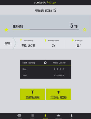Pull-Ups Workouts & Trainer screenshot 6