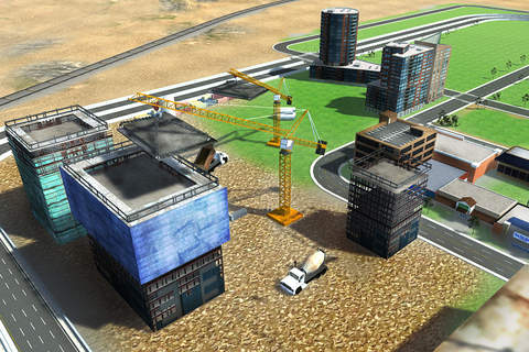 City Construction Crane Operator 3D – Heavy Transp - náhled