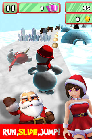 3D Snowman Run & Christmas 2014 Racing - Frozen Ru - náhled