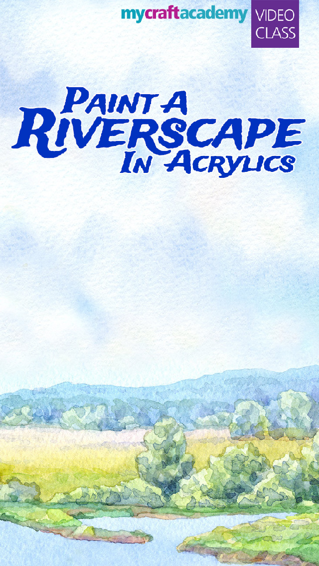 Paint a Riverscape in Acrylics screenshot 1