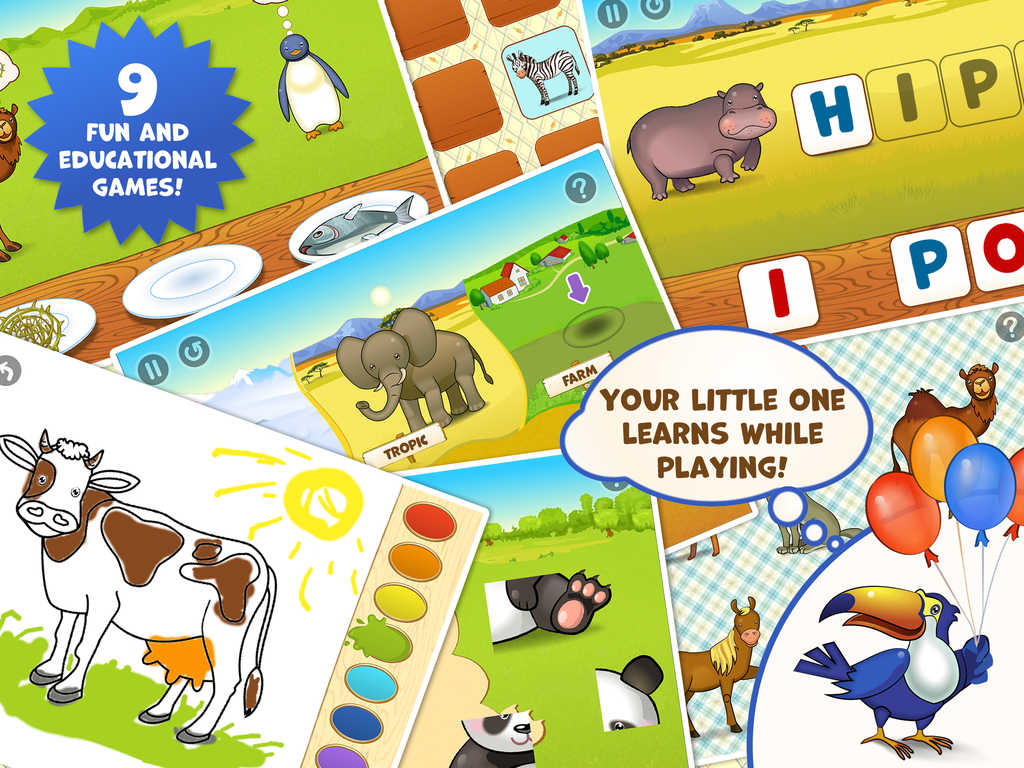 App Shopper: Zoo Playground - Educational games with animated animals ...
