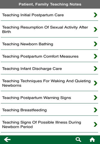 Maternity and Pediatric Nursing Reference App - náhled