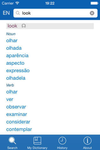 Portuguese <> English Dictionary + Vocabulary trai - náhled