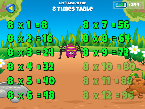 Mini World Maths Times Tables screenshot 8