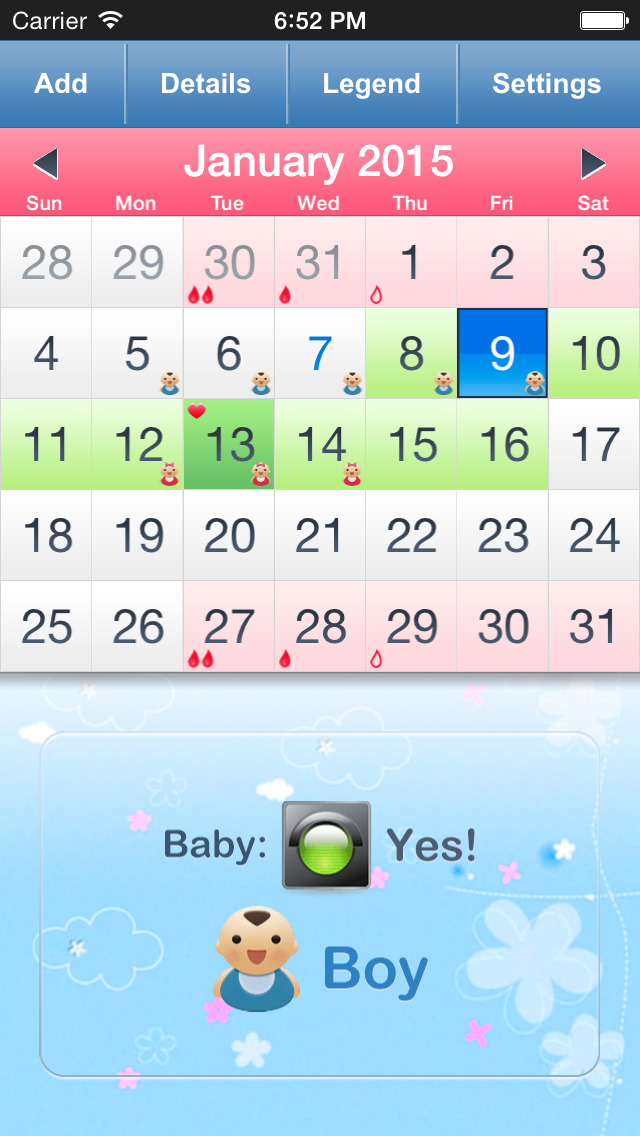 nieve Cristo Poner a prueba o probar Menstrual Calendar for Women - Ovulation Calculator, Fertility & Period  Tracker to Get Pregnant | Apps | 148Apps