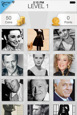 Word Pic Quiz Classic Old Hollywood - Guess Famous - náhled
