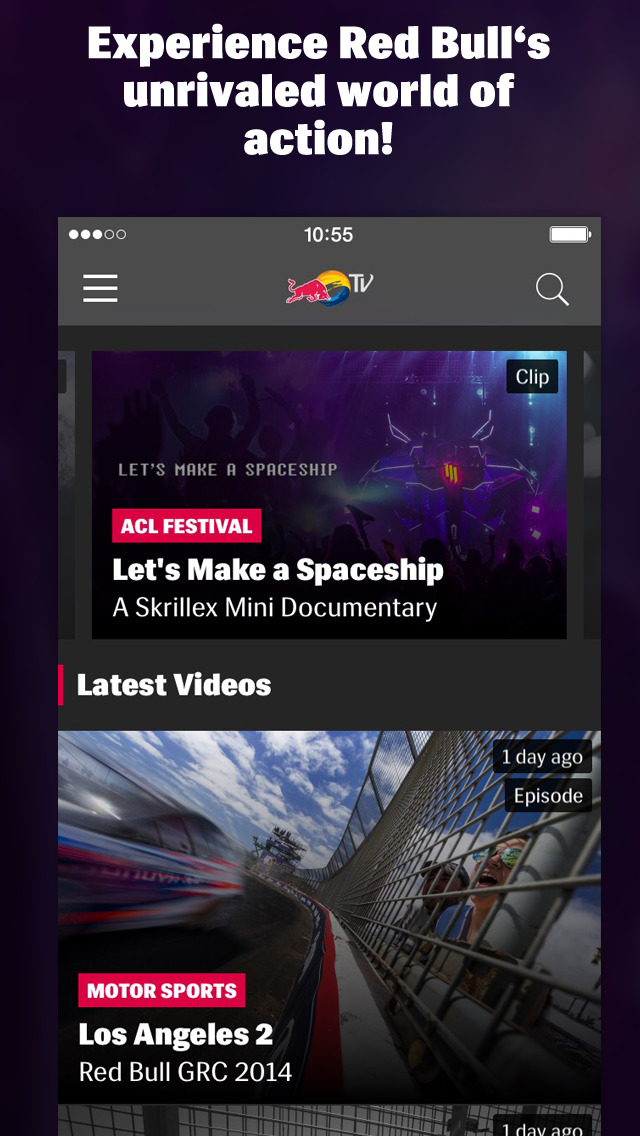 Red Bull TV screenshot 1