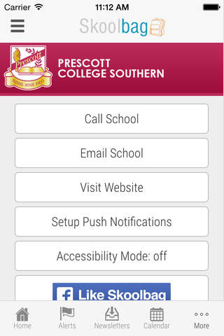 Prescott College Southern - Skoolbag - náhled