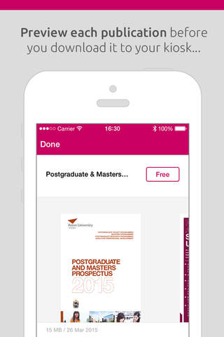 Aston University Information App - náhled