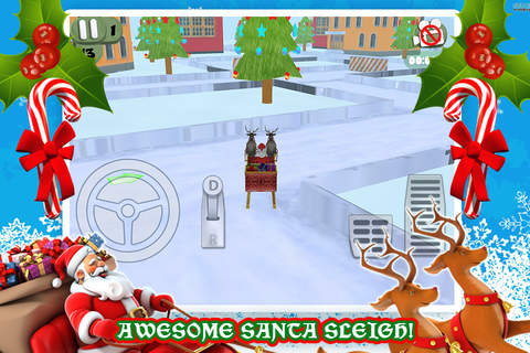 3D Santa's Sleigh Christmas Parking Game FREE - náhled
