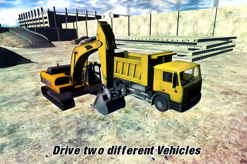 Sand Excavator – Heavy Duty Digger machine Constru - náhled